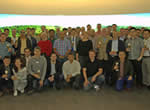 Photo of all participants, brewery visit at Krombacher pils
