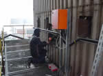 Montage equipment for emission monitoring, Thermal power plant Kostolac B